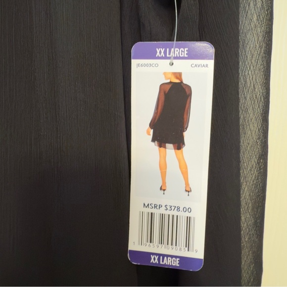 Joie Limited Edition Women's Balloon Sleeve Dress Caviar - Size XXL -NWT - Picture 5 of 10